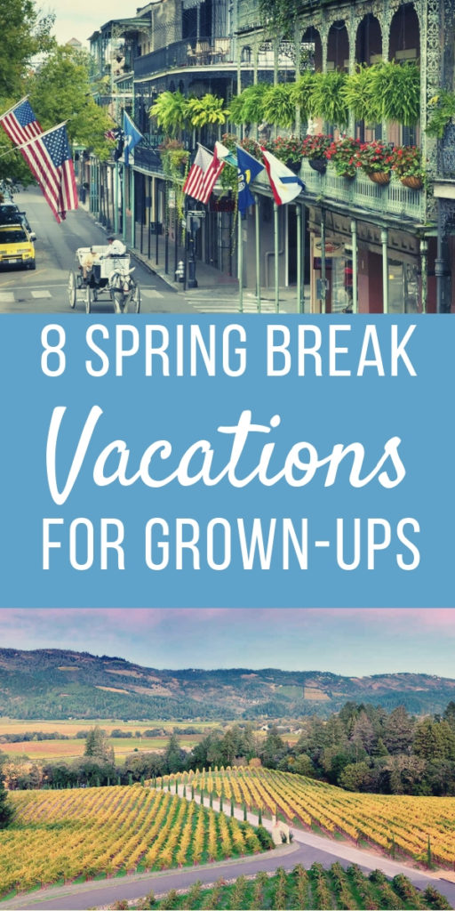 Just because you have outgrown the jello shots doesn’t mean you are too old to take a Spring Break vacation. If you are looking for an adult getaway to tide you over until the summer, here are some of our best Spring Break destinations.  #springbreak