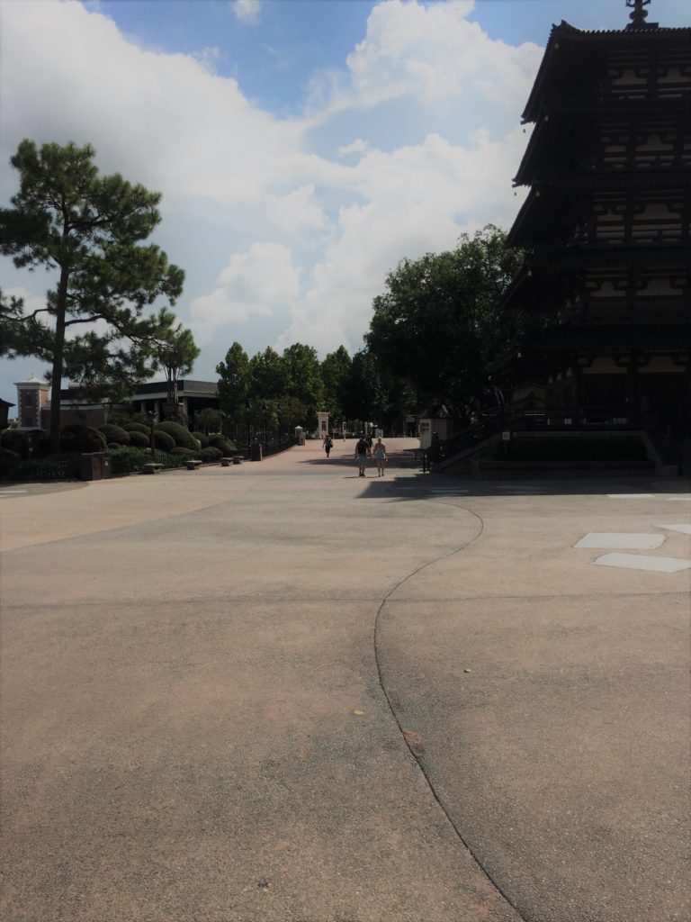 Epcot Disney World In the Rain