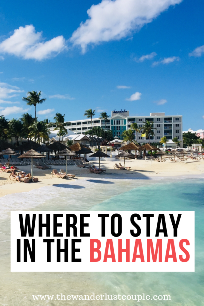 Where to Stay in the Bahamas Pinterest Graphic