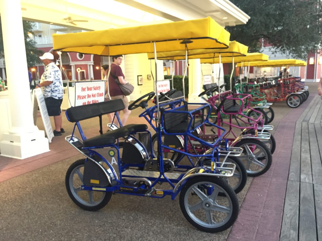Disney Boardwalk Surrey Bike Rental